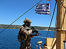 22.5.: Soldaten des Jagdkommandos üben in Kreta. (Bild öffnet sich in einem neuen Fenster)