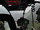22.8.: Eine "Alouette" III im Bergrettungseinsatz. (Bild öffnet sich in einem neuen Fenster)