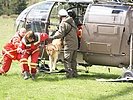 23.6.: Heli-Teams des Heeres trainieren mit der Rettungshundebrigade. (Bild öffnet sich in einem neuen Fenster)