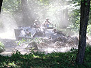 23.7.: Ein Fahrschulpanzer furtet ein Gewässer. (Bild öffnet sich in einem neuen Fenster)
