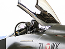 24.1.: Ein Eurofighter während der "Dädalus 2018". (Bild öffnet sich in einem neuen Fenster)