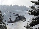 27.1.: Ein S-70 sichert den Luftraum während des Weltwirtschaftsforums. (Bild öffnet sich in einem neuen Fenster)