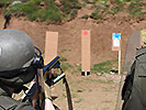 27.7.: Ein österreichischer KFOR-Soldat beim Scharfschießen. (Bild öffnet sich in einem neuen Fenster)