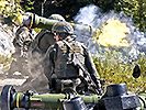 27.8.: Soldaten des Jägerbataillons 17 beim Scharfschießen. (Bild öffnet sich in einem neuen Fenster)