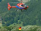 EC 120 Colibri bei der Flaggenparade. (Bild öffnet sich in einem neuen Fenster)