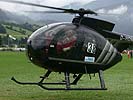 Eine deutsche MD 500 beim Präzisionslandeanflug. (Bild öffnet sich in einem neuen Fenster)