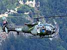 Gazelle SA 341 mit Burgruine Wolkenstein bei Wörschach im Hintergrund. (Bild öffnet sich in einem neuen Fenster)