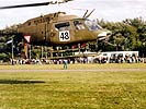 Foto vom letzten Jahr:
OH 58 "Kiowa" beim Zielanflug. (Bild öffnet sich in einem neuen Fenster)