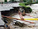 Die Wassermassen haben auch die Trinkwasserversorgung gestört. (Bild öffnet sich in einem neuen Fenster)