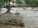 Reißende Wassermassen. (Bild öffnet sich in einem neuen Fenster)