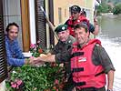 Aktion "Essen auf Rudern" im niederösterreichischen Spitz/Donau. (Bild öffnet sich in einem neuen Fenster)