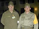 Oberst Koska und Major des Generalstabsdienstes Habersatter. (Bild öffnet sich in einem neuen Fenster)