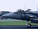 Der "Gegner", ein britischer Harrier am "taxiway". (Bild öffnet sich in einem neuen Fenster)