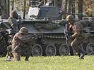 Gefechtsvorführung der Panzergrenadiertruppe. (Bild öffnet sich in einem neuen Fenster)