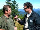 Interview mit dem Kommandanten eines Tieffliegererfassungsradars. (Bild öffnet sich in einem neuen Fenster)
