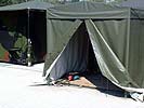 Mobiler Führungsshelter.