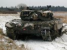 Kampfpanzer Leopard. (Bild öffnet sich in einem neuen Fenster)
