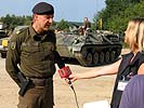 Brigadier Robert Prader im Interview mit LT1. (Bild öffnet sich in einem neuen Fenster)