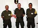 Hptm Dietmar Huber, Bgdr Dieter Heidecker, Obstlt Dieter Muhr. (Bild öffnet sich in einem neuen Fenster)