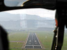 Die Saab 105 des Fotografen legt einen Zwischenstopp in Zeltweg ein ... (Bild öffnet sich in einem neuen Fenster)