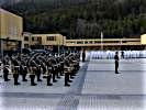 Die zur Siegerehrung angetretene Formation. (Bild öffnet sich in einem neuen Fenster)