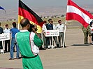 Die Teams aus Deutschland und Österreich. (Bild öffnet sich in einem neuen Fenster)