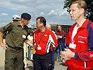 Brigadier Pronhagl und Oberstleutnant Weissenbacher. (Bild öffnet sich in einem neuen Fenster)