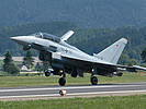 Seit Dienstag sind die Eurofighter in Zeltweg. (Bild öffnet sich in einem neuen Fenster)