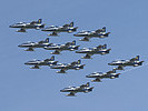 Frecce Tricolori. (Bild öffnet sich in einem neuen Fenster)
