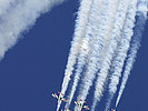 Frecce Tricolori. (Bild öffnet sich in einem neuen Fenster)