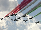 Frecce Tricolori. (Bild öffnet sich in einem neuen Fenster)