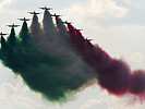 Frecce Tricolori. (Bild öffnet sich in einem neuen Fenster)