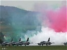 Frecce Tricolori. (Bild öffnet sich in einem neuen Fenster)
