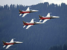 Patrouille Suisse. (Bild öffnet sich in einem neuen Fenster)