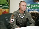 Major Haberlik leitet die Vorführung. (Bild öffnet sich in einem neuen Fenster)
