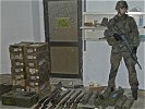 ... bei der Illegal versteckte Waffen und Munition entdeckt werden. (Bild öffnet sich in einem neuen Fenster)