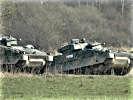 Schützenpanzer im Einsatz. (Bild öffnet sich in einem neuen Fenster)