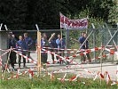 Gespannte Lage: Die Bevölkerung ist unzufrieden und demonstriert ... (Bild öffnet sich in einem neuen Fenster)