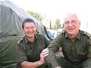 Helfen den Helfern: Heerespsychologe Ebner und Militärdekan Auer. (Bild öffnet sich in einem neuen Fenster)