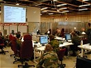 ...werden bei Viking 05 die Stäbe der Land- und Seestreitkräfte trainiert. (Bild öffnet sich in einem neuen Fenster)