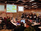 Einweisung im Lagezentrum der Landstreitkräfte.