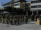 ...war die Militärmusik Steiermark zum Festakt angetreten. (Bild öffnet sich in einem neuen Fenster)