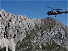 Die im ÖBH bei Rettungsflügen eingesetzte Alouette III. (Bild öffnet sich in einem neuen Fenster)