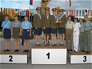...und die Staffel der Damen: China, Russland und Spanien. (Bild öffnet sich in einem neuen Fenster)