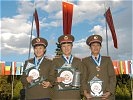 Die chinesischen Siegerinnen der Damen-Einzelwertung... (Bild öffnet sich in einem neuen Fenster)