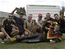 Das deutsche Team ging zuversichtlich ins Rennen. (Bild öffnet sich in einem neuen Fenster)