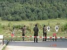 Die Kernkompetenz jedes Soldaten: Schießen mit Sturmgewehr und Pistole. (Bild öffnet sich in einem neuen Fenster)