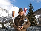 Sieger Biathlon Alterklasse: Major Dieter Mikula, Kärnten. (Bild öffnet sich in einem neuen Fenster)