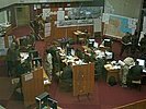 Die taktische Operationszentrale der Übung. (Bild öffnet sich in einem neuen Fenster)