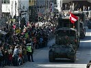 Die große Parade bildete den krönenden Abschluss des "Peace Summit".